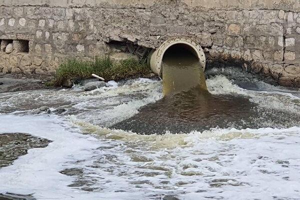 آلودگی 7 رودخانه همدان به فاضلاب