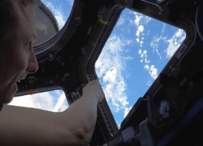 ویدئویی از بیرون انداختن زباله های ایستگاه فضایی بین المللی
